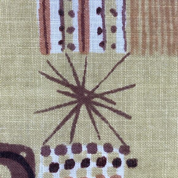 JEANNE MILLER Handkerchief OS MCM Hand Rolled Abstract Yellow VTG 14" x 14" - Picture 6 of 13